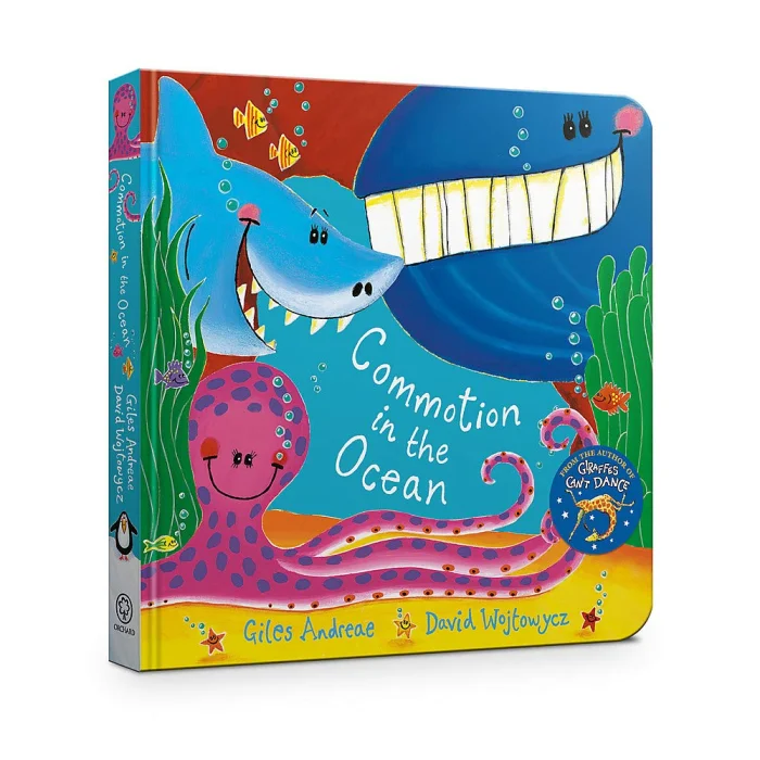 Commotion in the Ocean Board Book, anglická kniha - leporelo