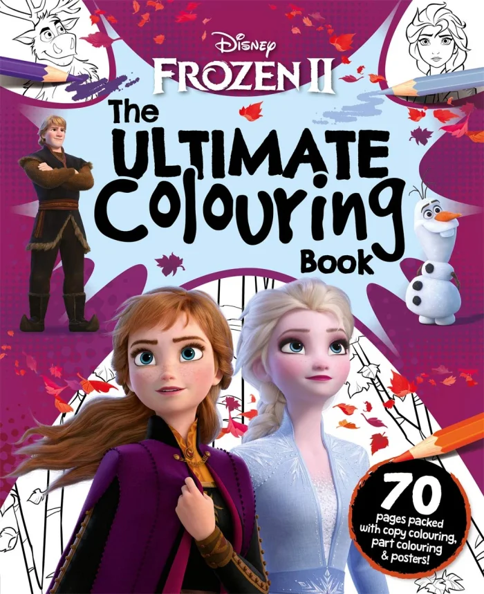 Disney Frozen 2 The Ultimate Colouring Book, omaľovánka