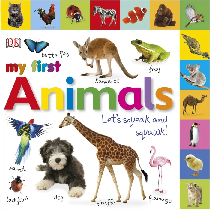 My First Animals Let's Squeak and Squawk, anglická kniha - leporelo