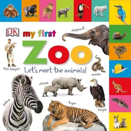 My First Zoo Let's Meet the Animals!, anglická kniha - leporelo