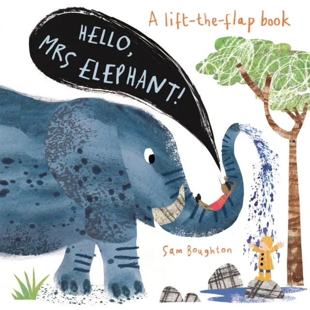 Hello, Mrs Elephant!, anglická kniha - leporelo