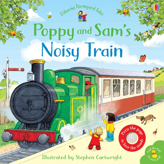 Poppy and Sam's Noisy Train Book, zvukové leporelo