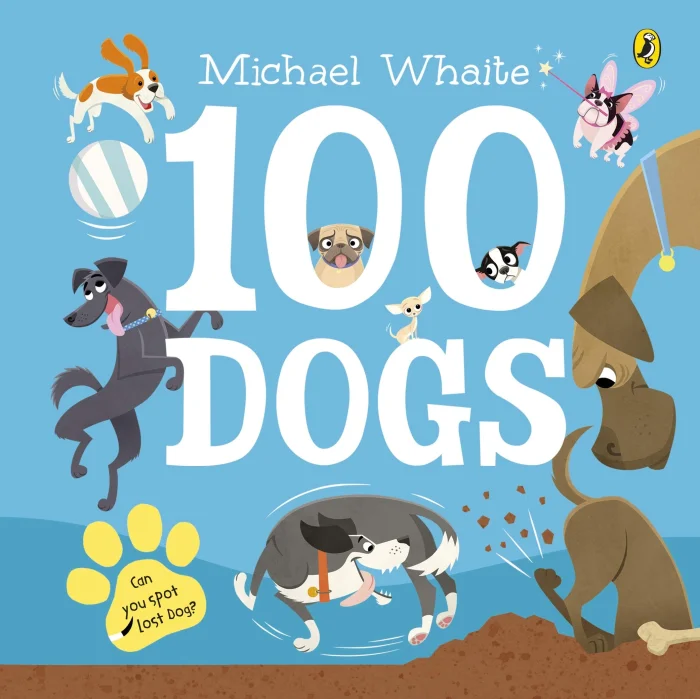 100 Dogs, anglická kniha - leporelo