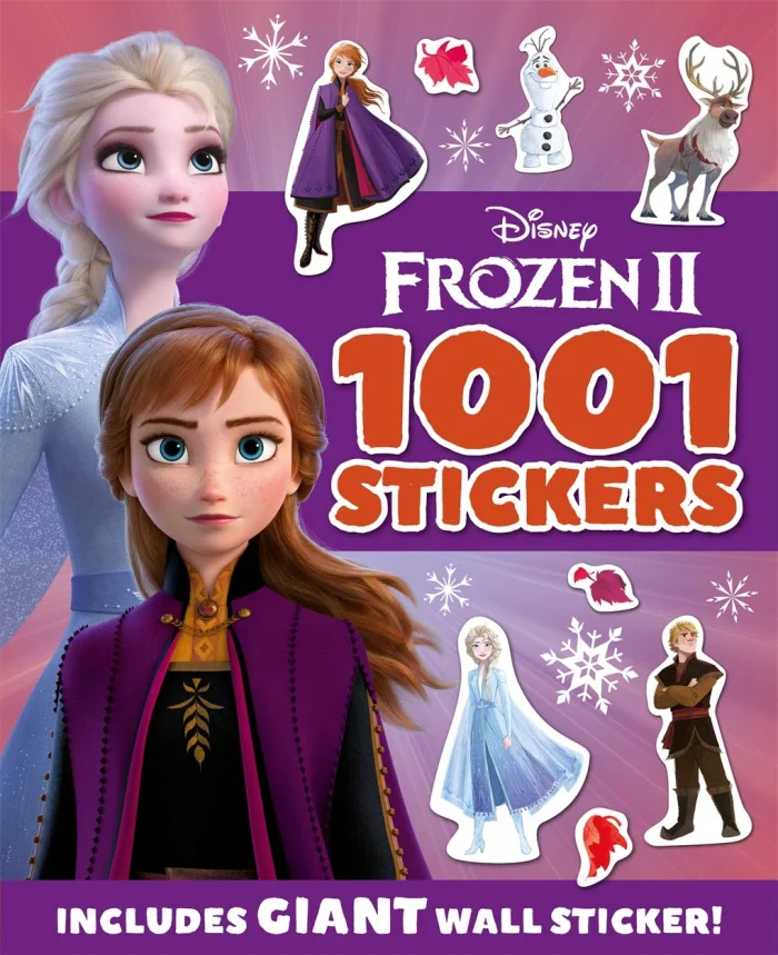 Disney Frozen 2 1001 Stickers, zošit s úlohami a nálepkami