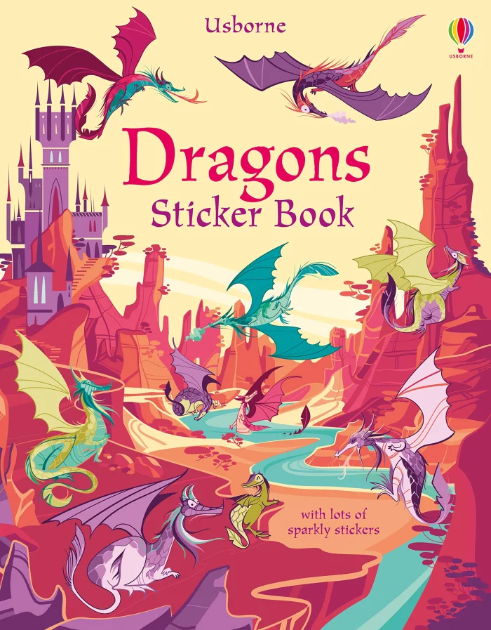 Dragons Sticker Book, nálepkový zošit