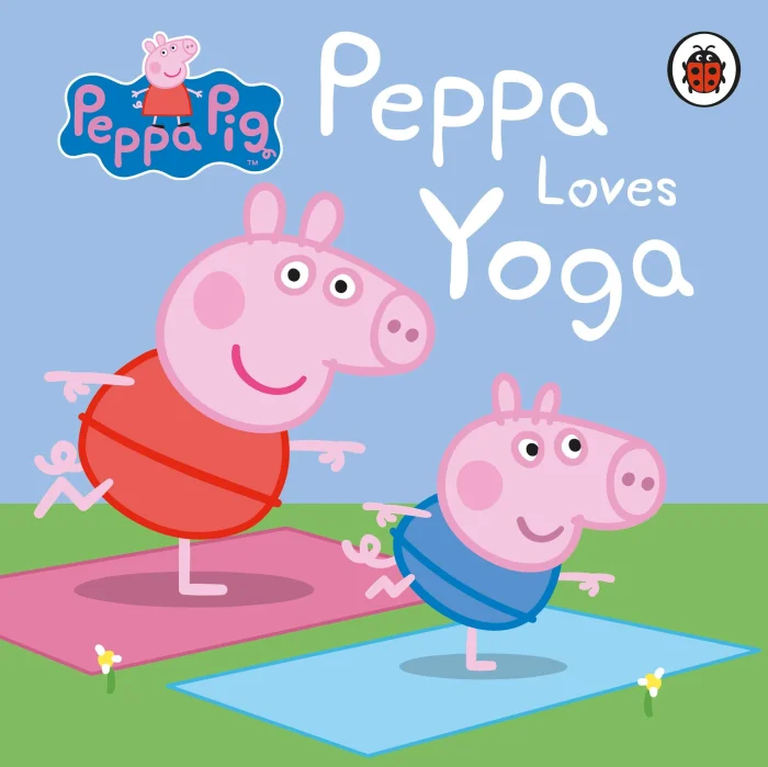 Peppa Loves Yoga, anglická kniha - leporelo