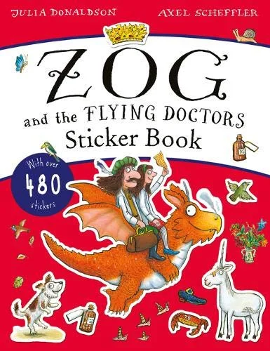 The Zog and the Flying Doctors Sticker Book, nálepkový zošit