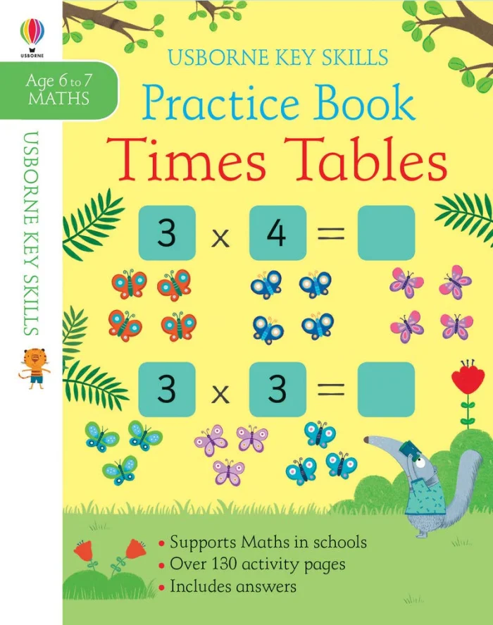 Times Tables Practice Book 6-7, pracovný zošit