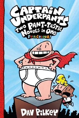 Captain Underpants: Two Pant-tastic Novels in One (Full Colour!) (1+2), anglická kniha
