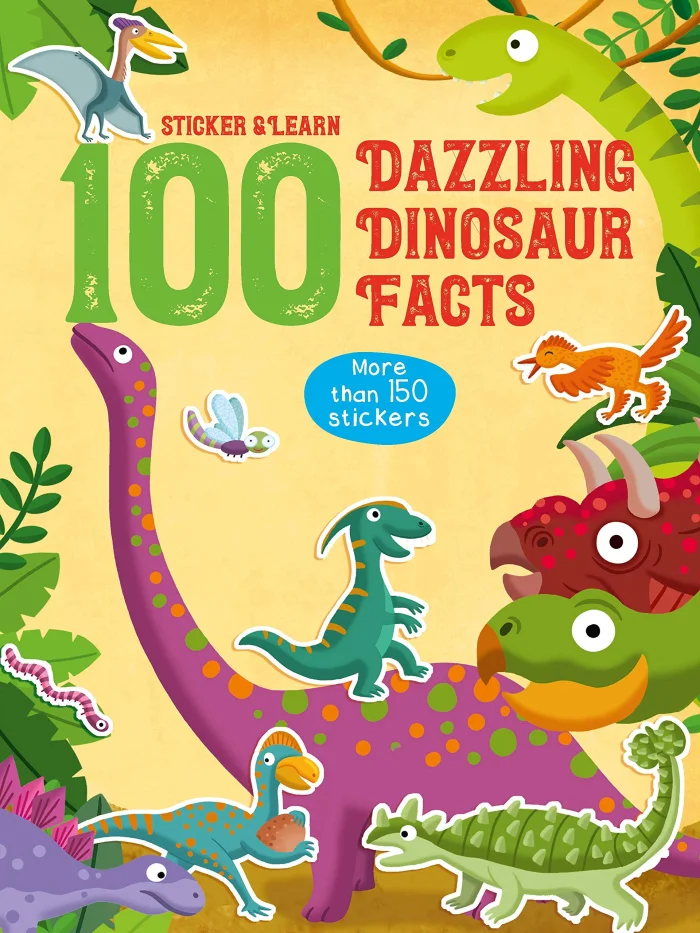 Dazzling Dinosaur Facts, nálepkový zošit