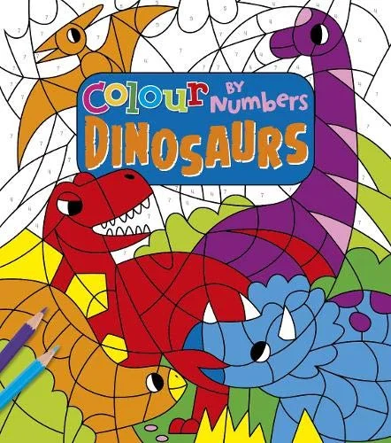 Dinosaurs, omaľovánka