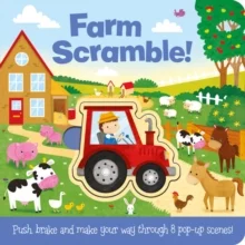 Farm Scramble!, anglická kniha - leporelo