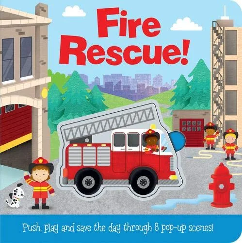 Fire Rescue!, anglická kniha - leporelo