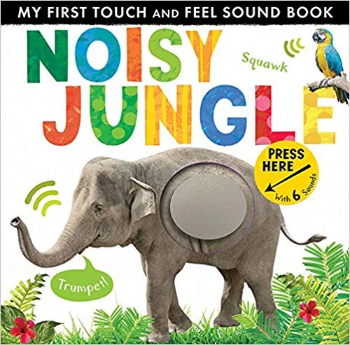 Noisy Jungle, anglická kniha - leporelo