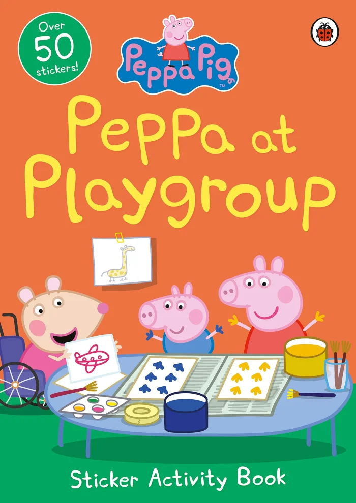Peppa at Playgroup Sticker Activity Book, nálepkový zošit s aktivitami
