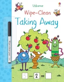 Wipe-Clean Taking Away, zošit s úlohami