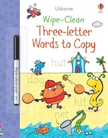 Wipe-Clean Three-Letter Words to Copy, zošit s úlohami