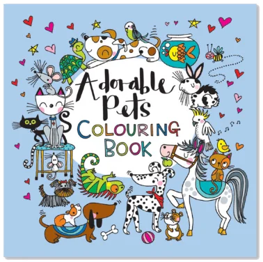Adorable Pets Colouring Book (SQCBK26), omaľovánka