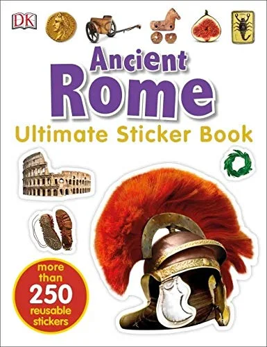 Ancient Rome Ultimate Sticker Book, nálepkový zošit