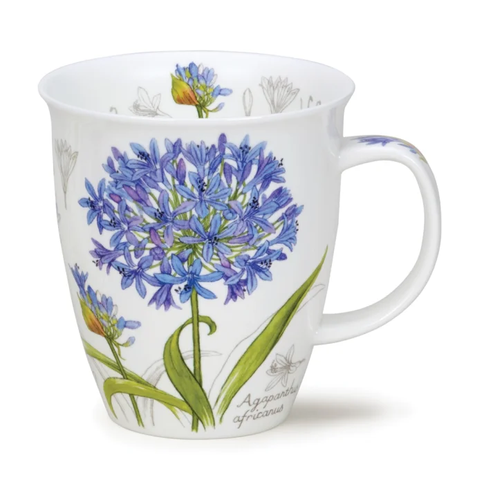 Botanical Sketch Agapanthus, porcelánový hrnček