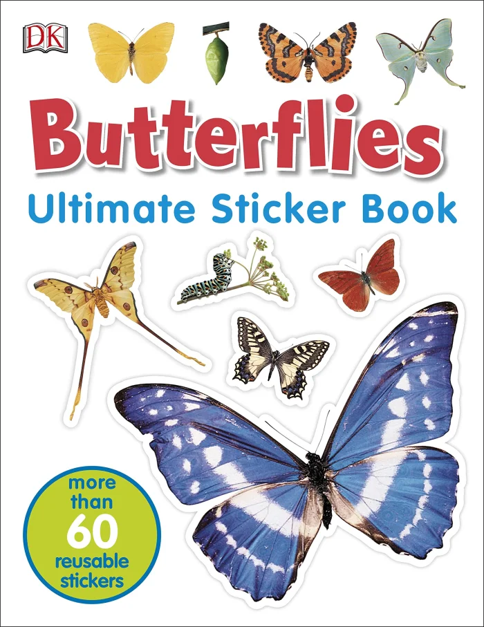 Butterflies Ultimate Sticker Book, nálepkový zošit