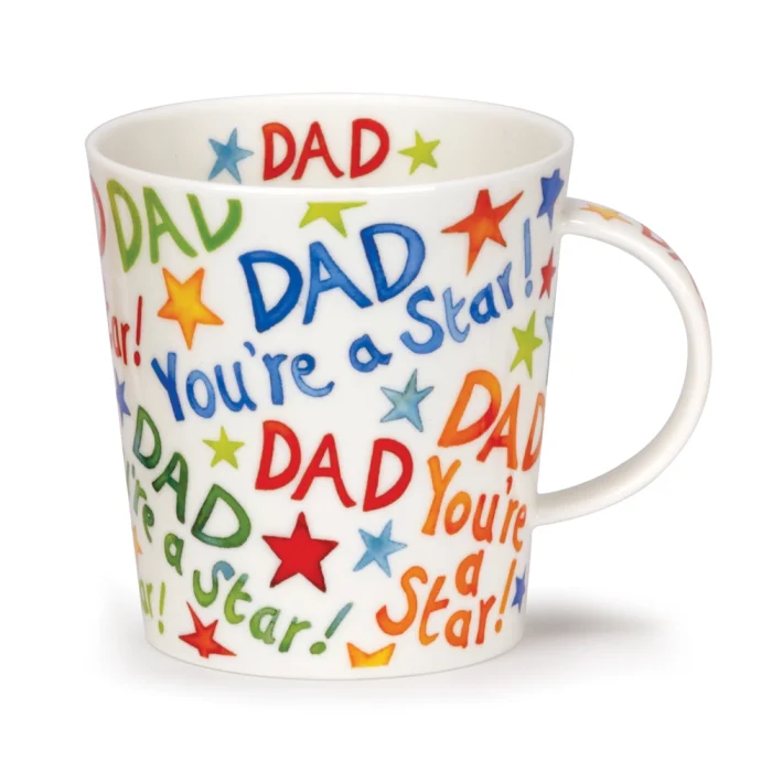 Dad you're a star, porcelánový hrnček