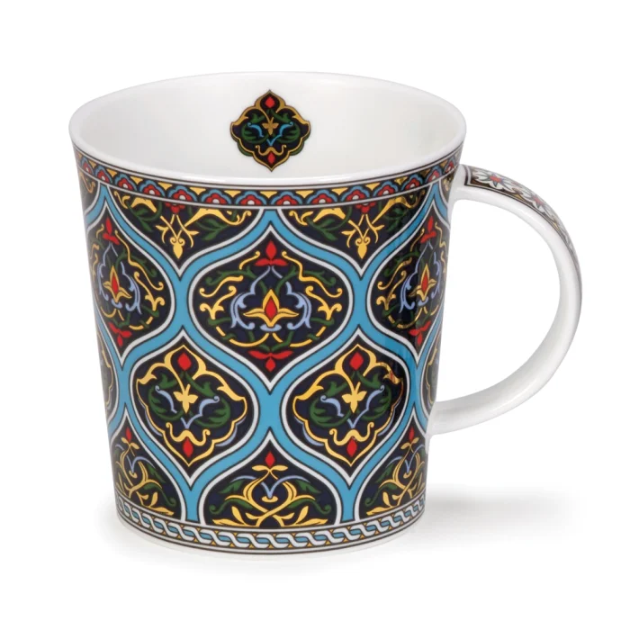 Dubai Dark Blue, porcelánový hrnček