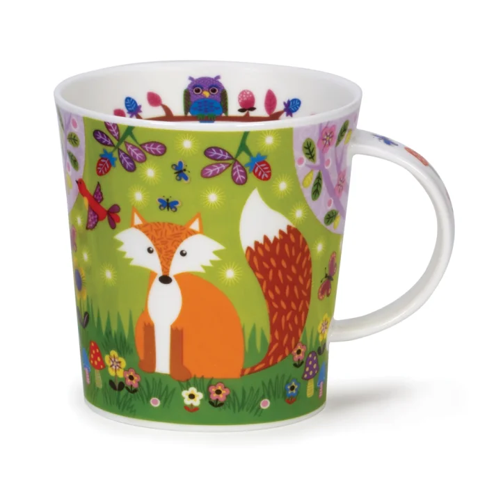 Enchanted Wood Fox, porcelánový hrnček