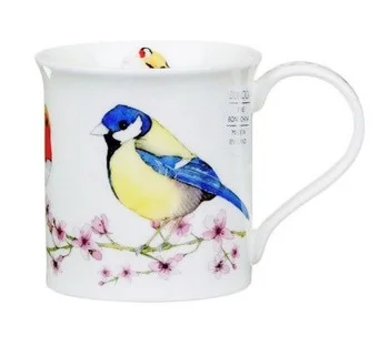 Hedgerow Birds Cherry Blossom, porcelánový hrnček