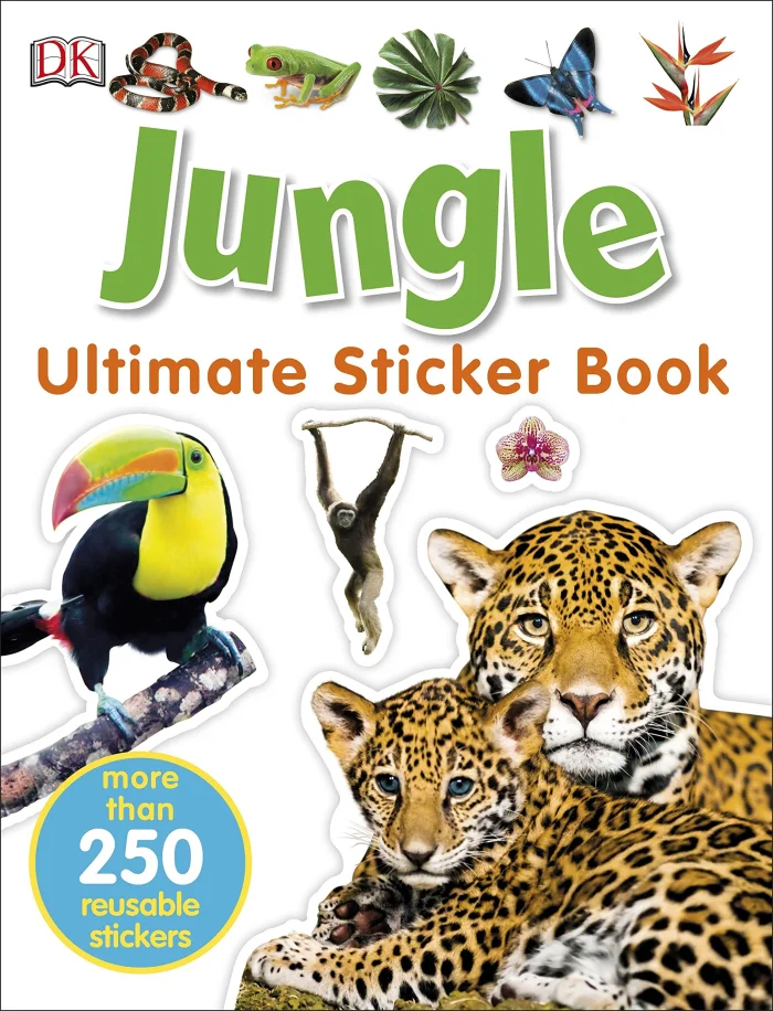 Jungle Ultimate Sticker Book, nálepkový zošit