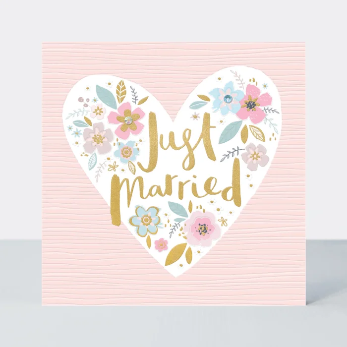 Just Married/Floral Heart (PEONY6), prianie