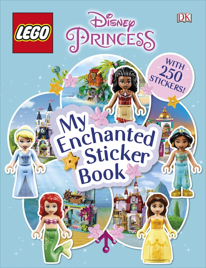 LEGO Disney Princess My Enchanted Sticker Book, nálepkový zošit
