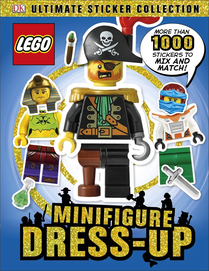 LEGO Minifigure Dress-Up Ultimate Sticker Collection, nálepkový zošit