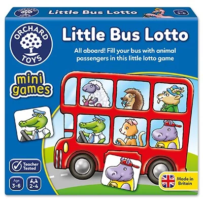 Little Bus Lotto Mini Game, hra