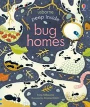 Peep Inside Bug Homes, anglická kniha - leporelo