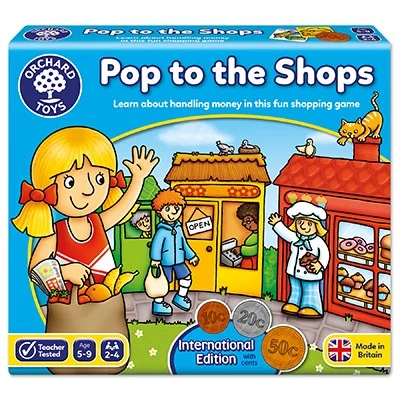 Pop to the Shops International Board Game, hra