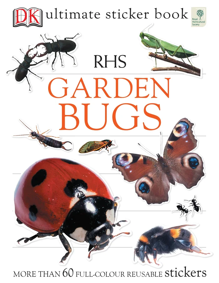 RHS Garden Bugs Ultimate Sticker Book, nálepkový zošit