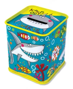 Sharks (MONBOX13), plechová pokladnička