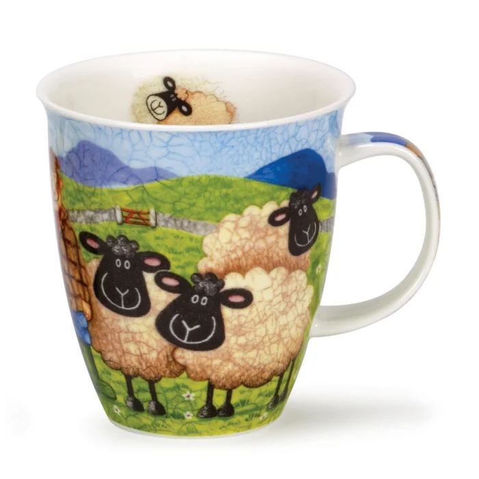 Sheepies Farmer, porcelánový hrnček