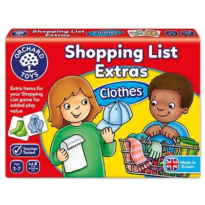 Shopping List Extras - Clothes, hra
