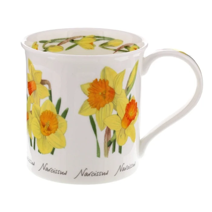 Spring Flowers Daffodil, porcelánový hrnček