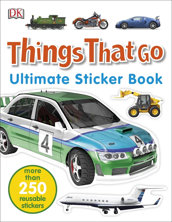 Things That Go Ultimate Sticker Book, nálepkový zošit