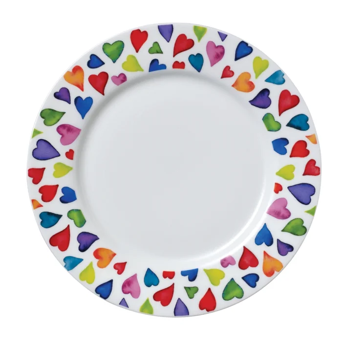 Warm Hearts, porcelánový tanier