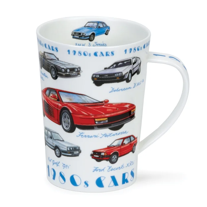 Classic Cars 1980s, porcelánový hrnček