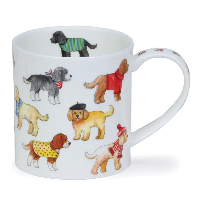 Dashing Dogs Cockapoo, porcelánový hrnček
