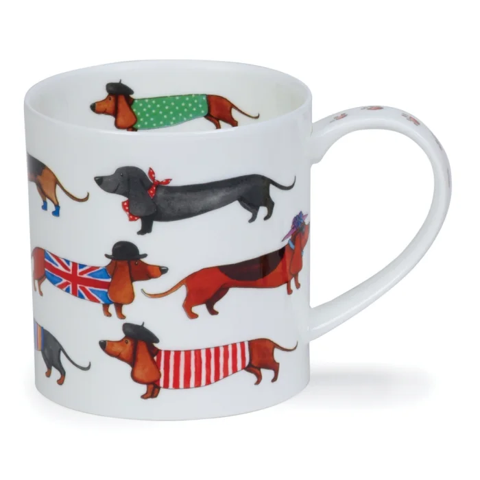 Dashing Dogs Sausage, porcelánový hrnček