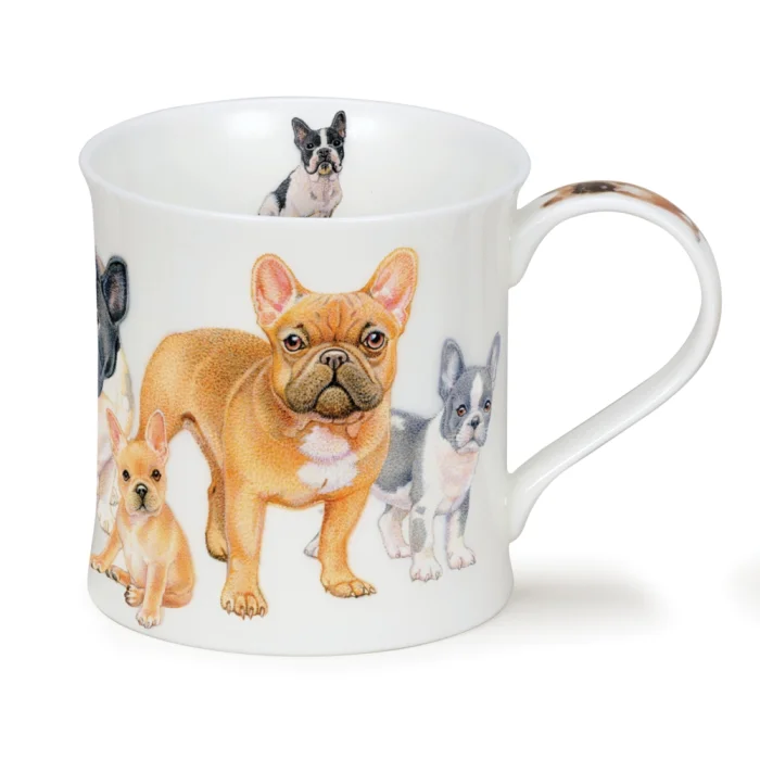 Designer Dogs French Bulldog, porcelánový hrnček