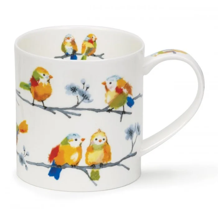Feathered Friends Blossom, porcelánový hrnček