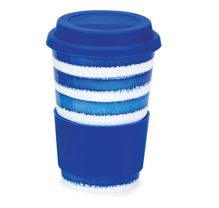 Hoopla! Blue, porcelánový hrnček