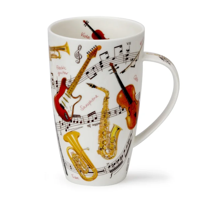 Instrumental, porcelánový hrnček